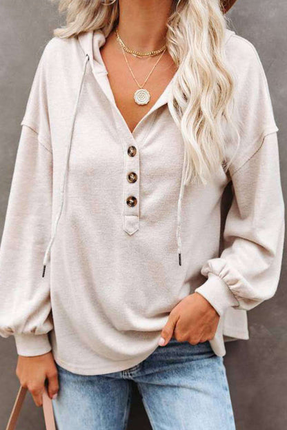 Frenulum V Neck Hoodies(8 Colors)