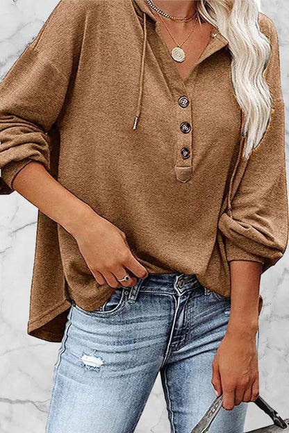 Frenulum V Neck Hoodies(8 Colors)