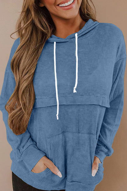 Color O Neck Hoodies(4 Colors)
