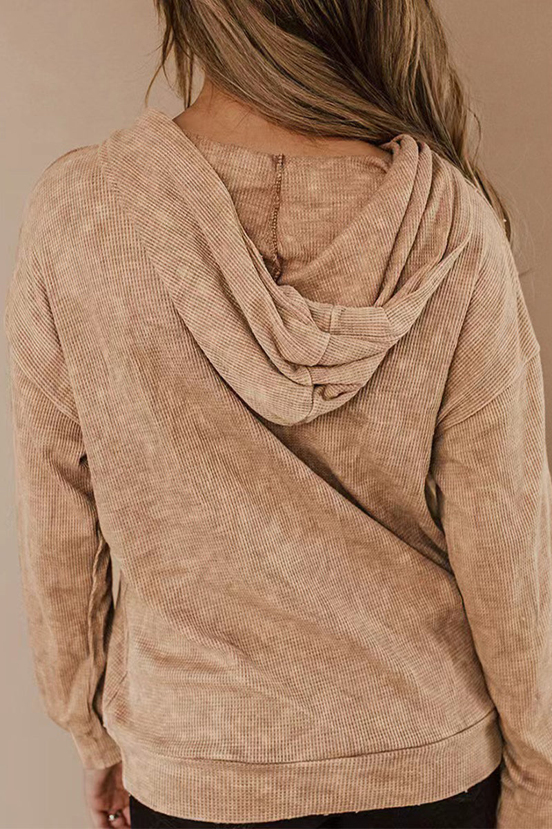 Color O Neck Hoodies(4 Colors)