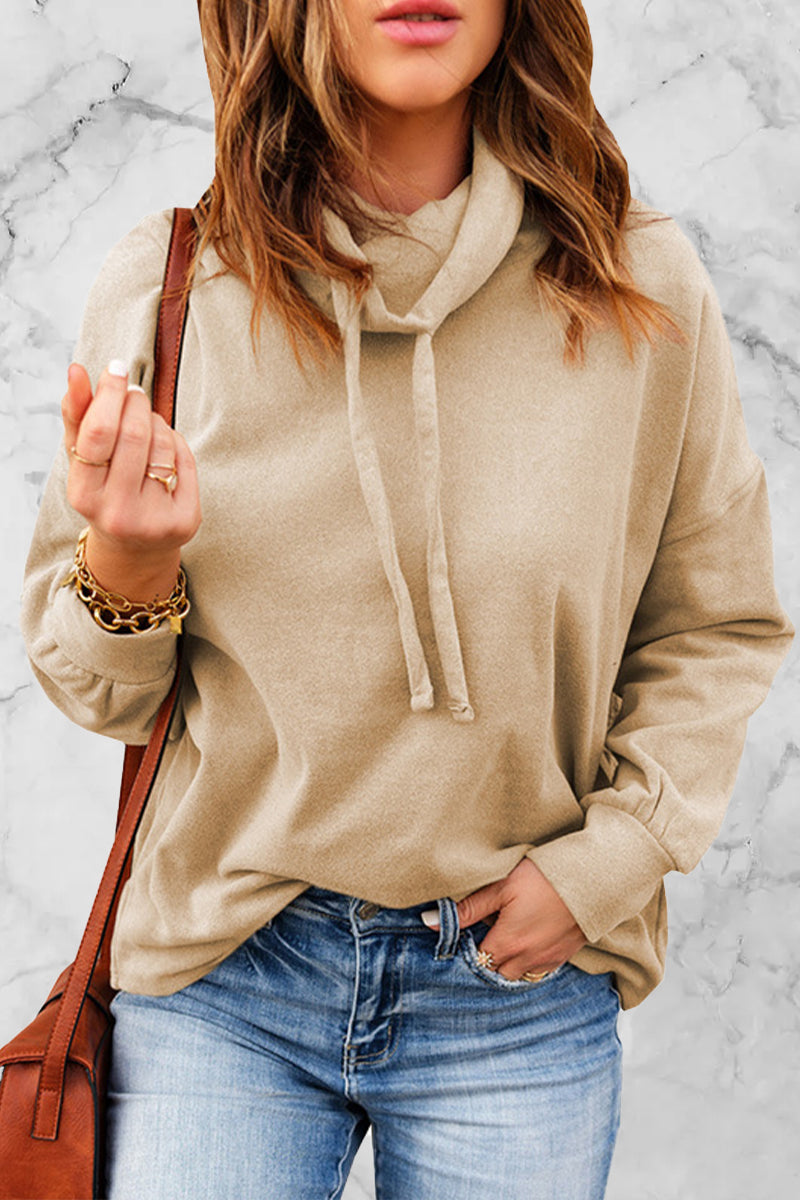 Make Old Scarf Collar Hoodies(5 Colors)