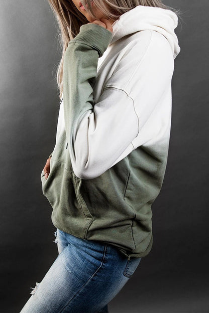 Sweet Print Pocket Hooded Collar Hoodies(3 Colors)