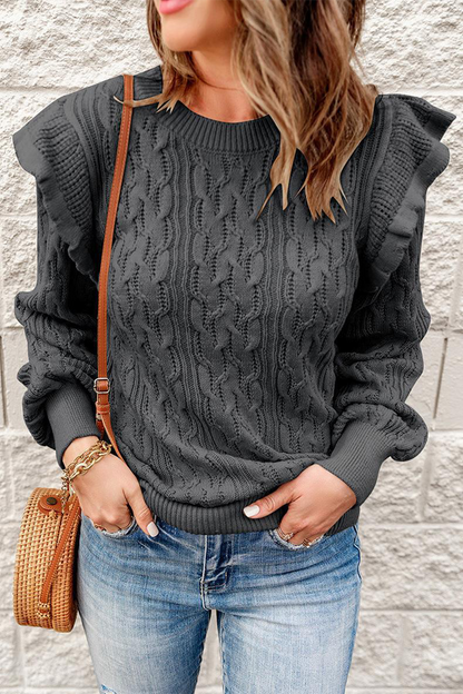 Patchwork O Neck Sweaters(8 Colors)