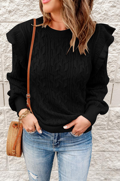 Patchwork O Neck Sweaters(8 Colors)