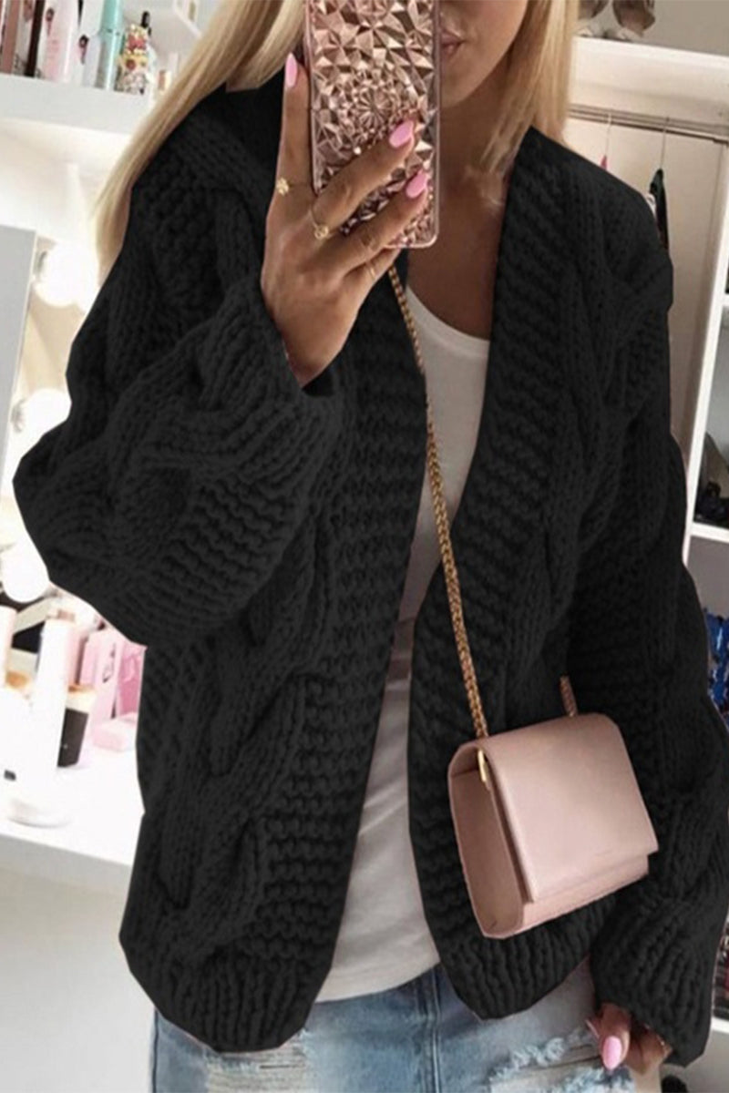 Color V Neck Sweaters(5 Colors)