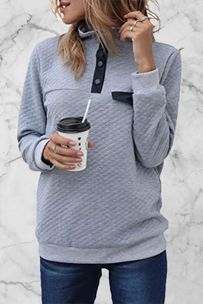 Patchwork Turtleneck Hoodies(7 Colors)
