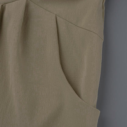 Square Neck Pocket Loose Jumpsuit(13 Colors)
