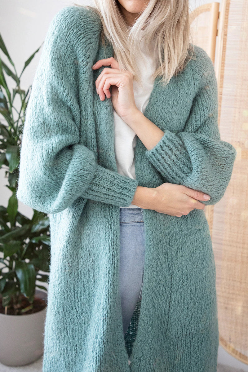 Street Patchwork V Neck Cardigans(5 Colors)