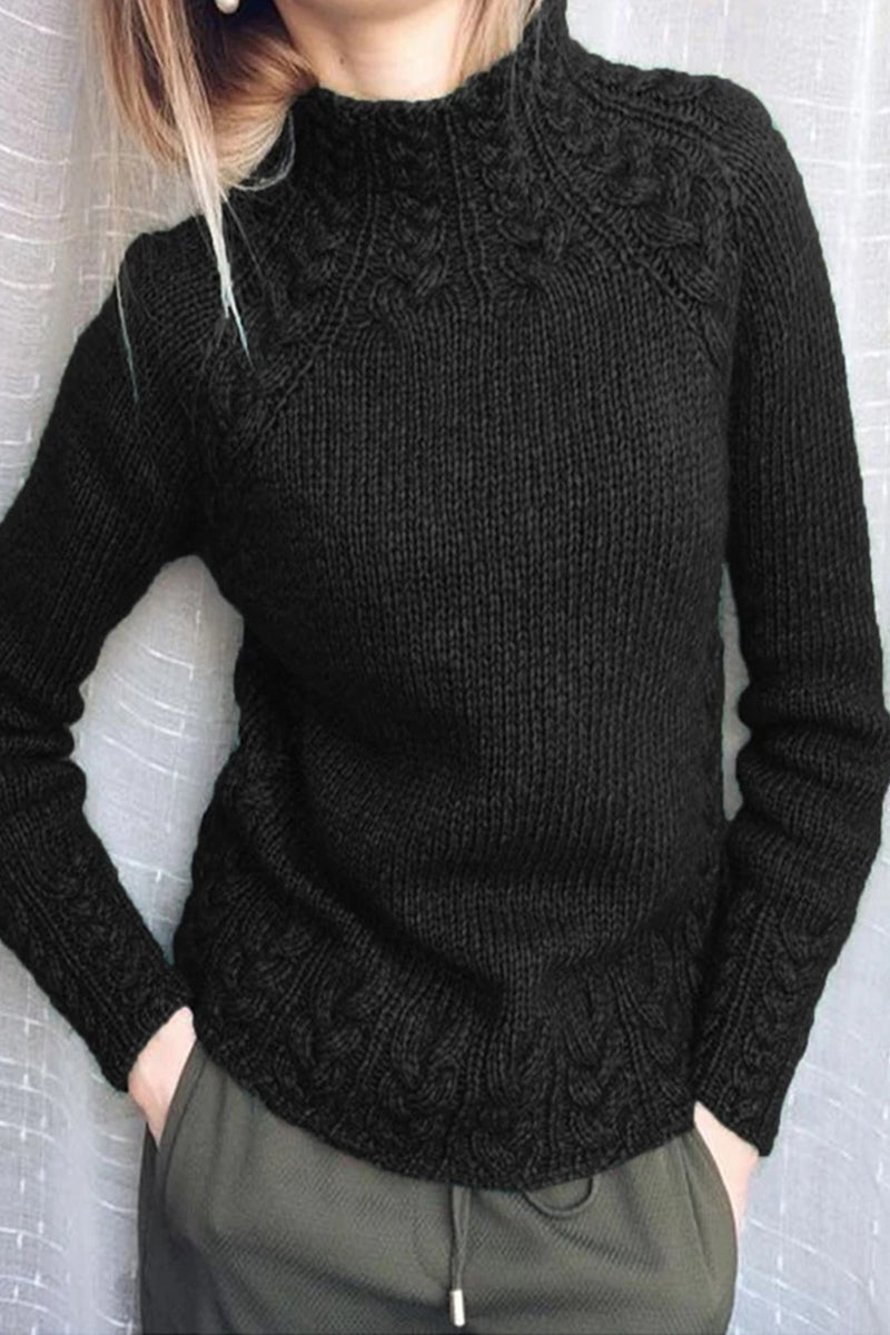 Color Half a Turtleneck Sweaters(6 Colors)