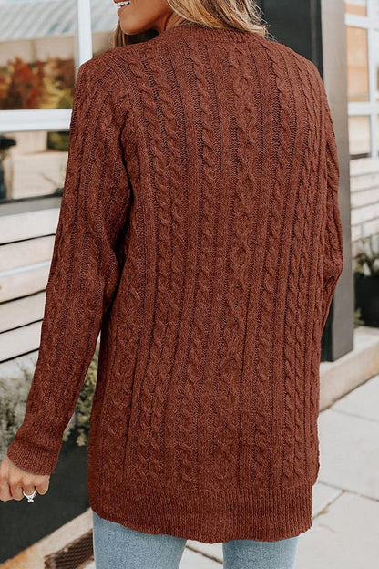 Buttons V Neck Cardigans(5 Colors)