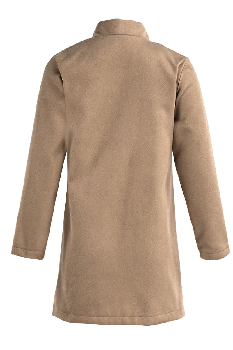 And Stylish Commuter Stand Collar Coat(6 Colors)