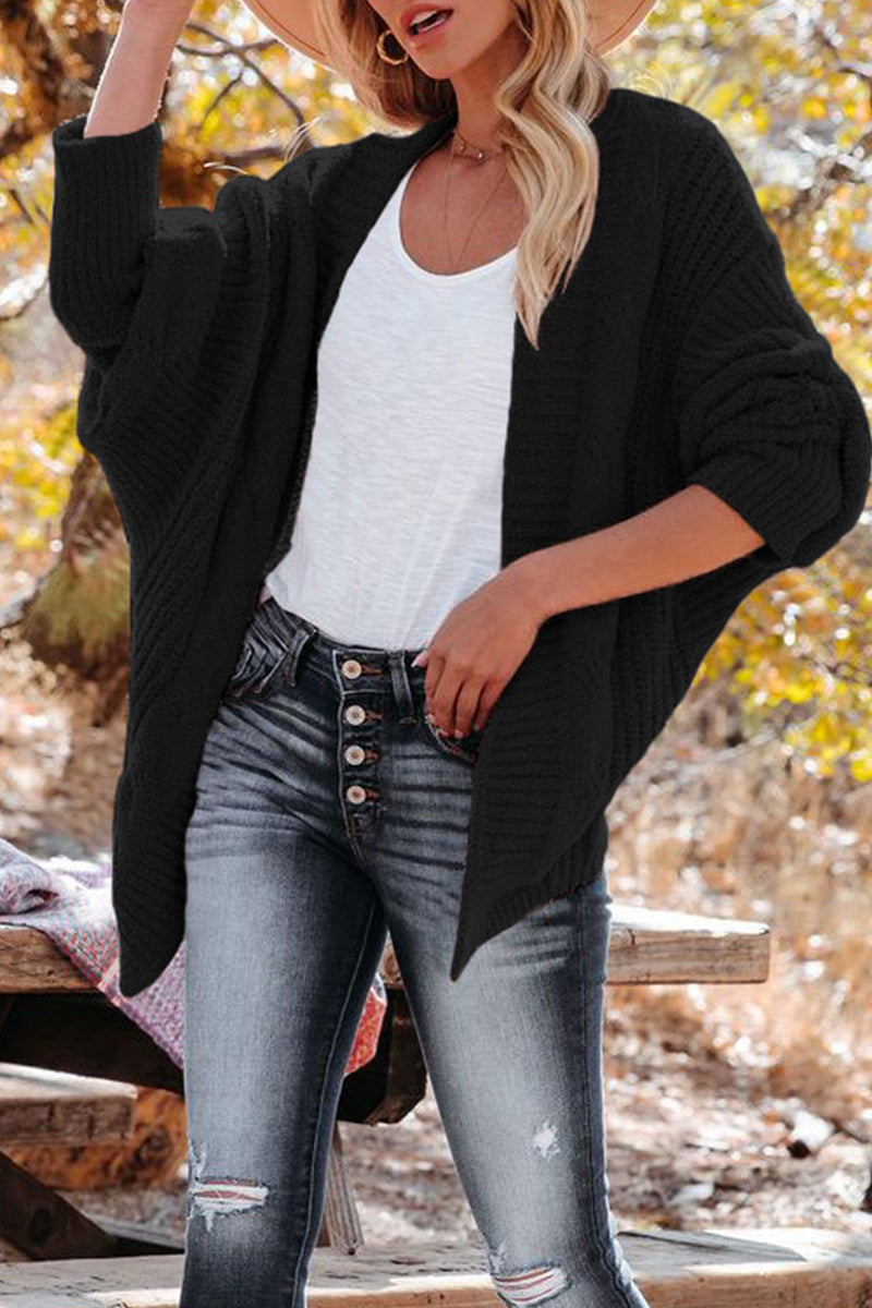 Color V Neck Cardigans(6 Colors)