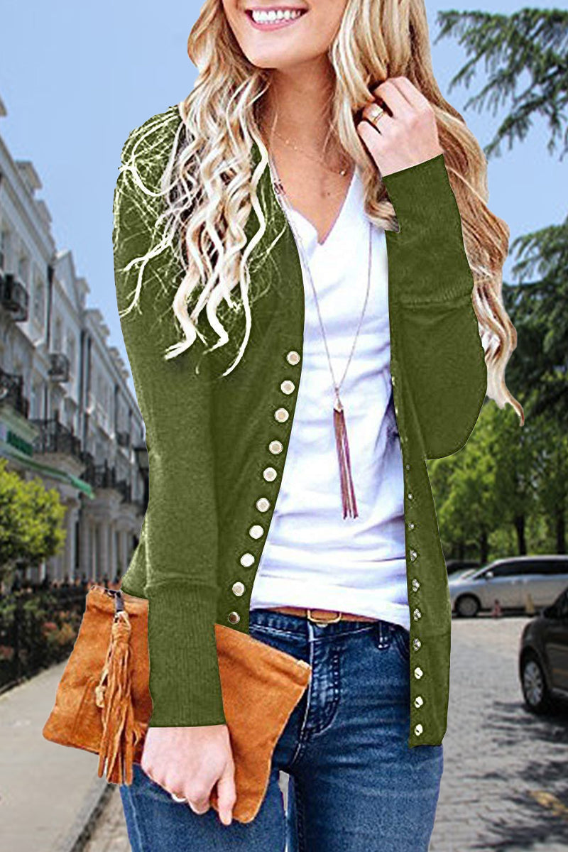 Buttons Color Cardigan(9 Colors)