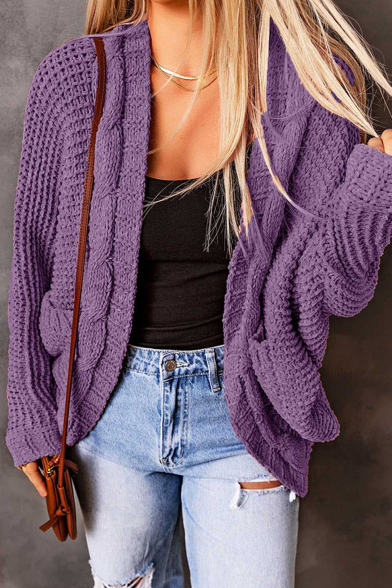 Pocket Cardigan Collar Tops(8 Colors)