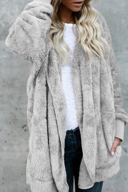 Work Patchwork Cardigan Collar Outerwear