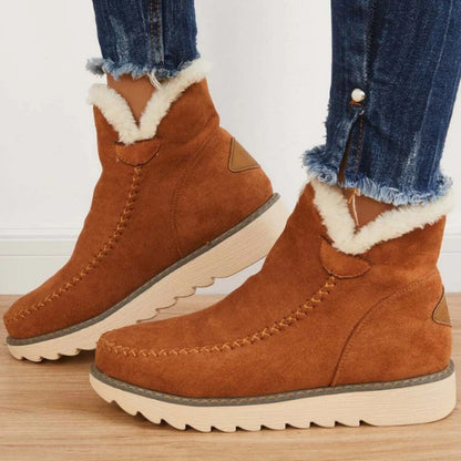 Patchwork Color Keep Warm Comfortable Shoes
