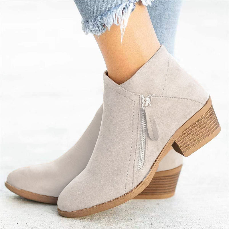 Patchwork Color Pointed Comfortable Shoes (heel Height 1.57in)
