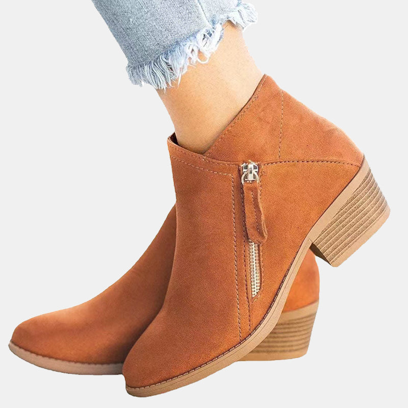 Patchwork Color Pointed Comfortable Shoes (heel Height 1.57in)
