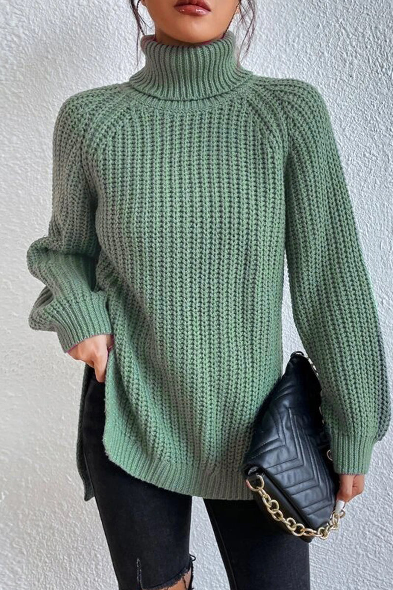 Basic Turtleneck Sweaters(5 Colors)