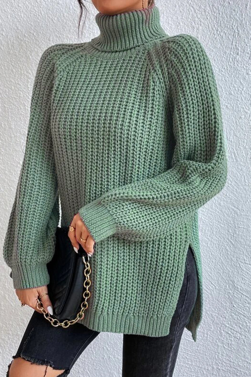 Basic Turtleneck Sweaters(5 Colors)