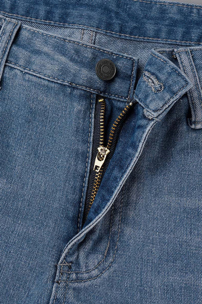 Street Ripped High Waist Denim Shorts