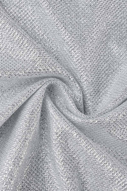 Fold Sequined Asymmetrical Halter Wrapped Skirt Dresses