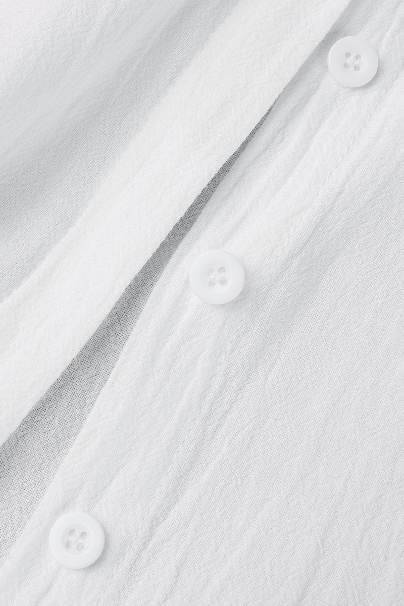 Simplicity Frenulum Color Turndown Collar Loose Rompers