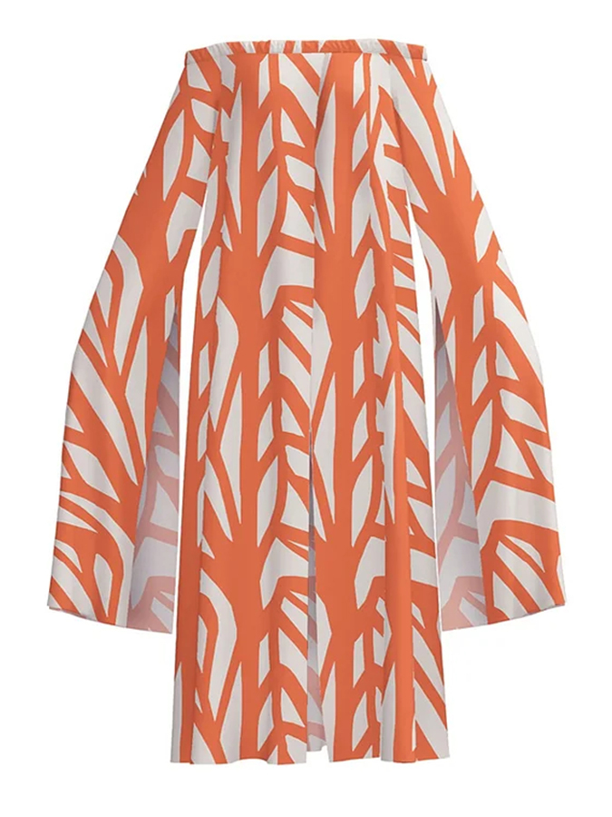 Geometric Print One Piece Swimsuits and Pants