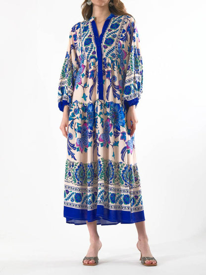 The Bloom-long Sleeve Maxi Dress