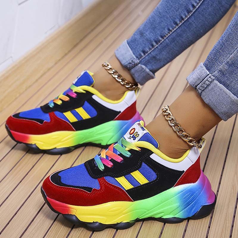 Sportswear Daily Patchwork Round Out Door Shoes