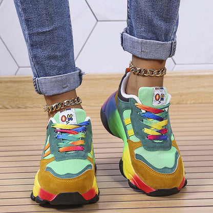 Sportswear Daily Patchwork Round Out Door Shoes