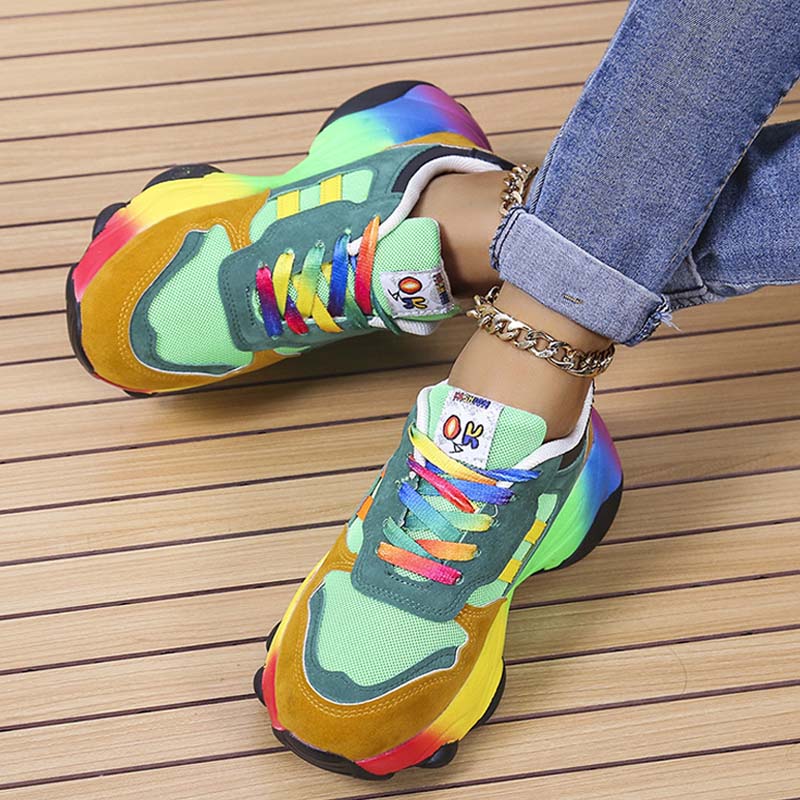 Sportswear Daily Patchwork Round Out Door Shoes