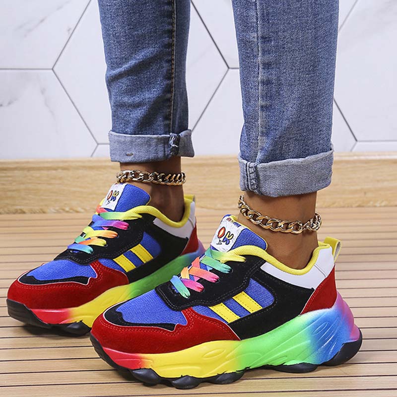 Sportswear Daily Patchwork Round Out Door Shoes