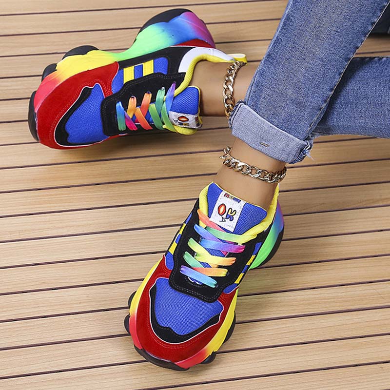 Sportswear Daily Patchwork Round Out Door Shoes