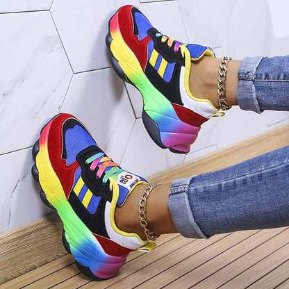 Sportswear Daily Patchwork Round Out Door Shoes
