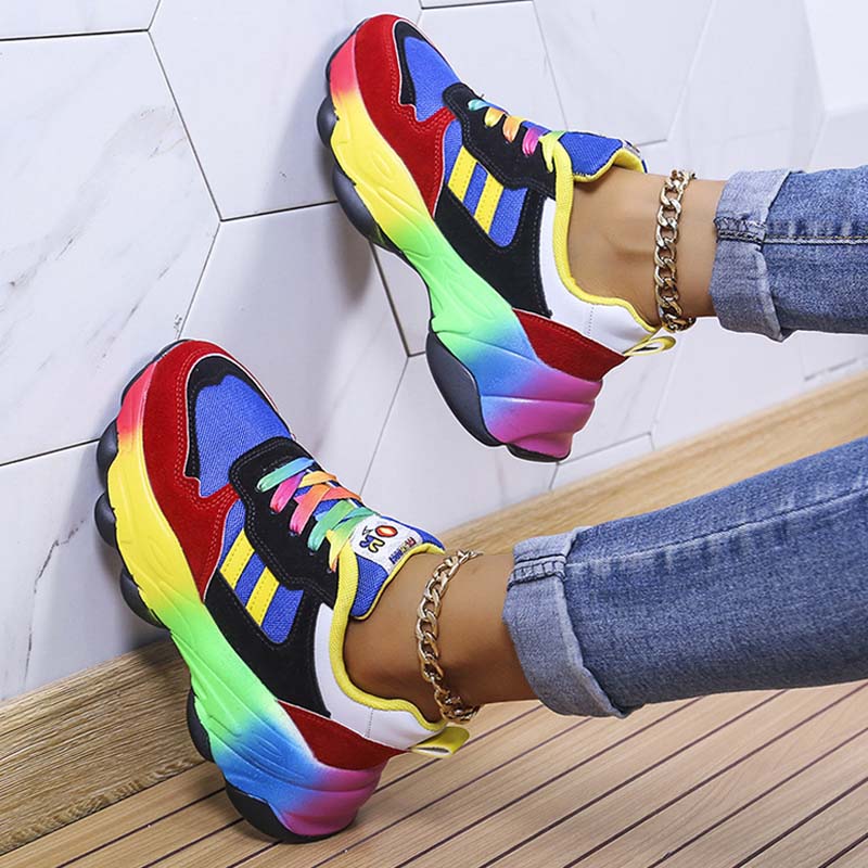 Sportswear Daily Patchwork Round Out Door Shoes