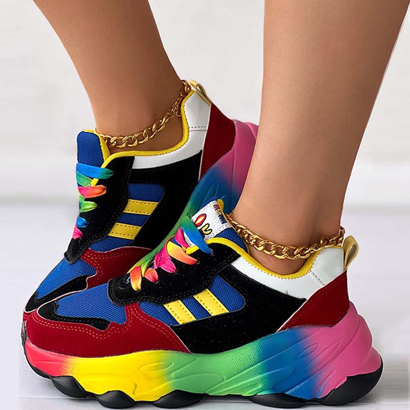 Sportswear Daily Patchwork Round Out Door Shoes