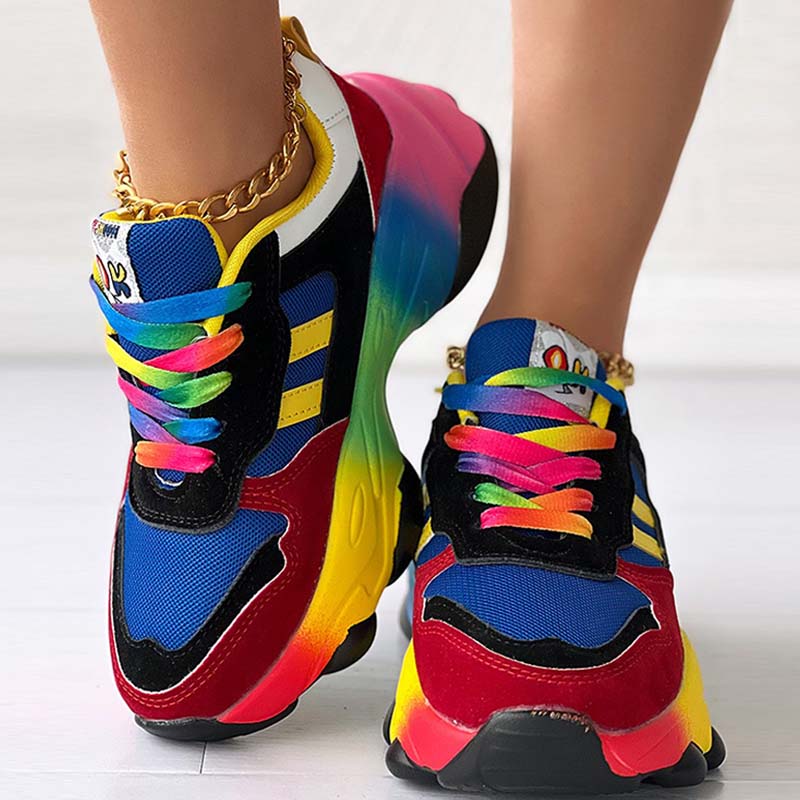 Sportswear Daily Patchwork Round Out Door Shoes