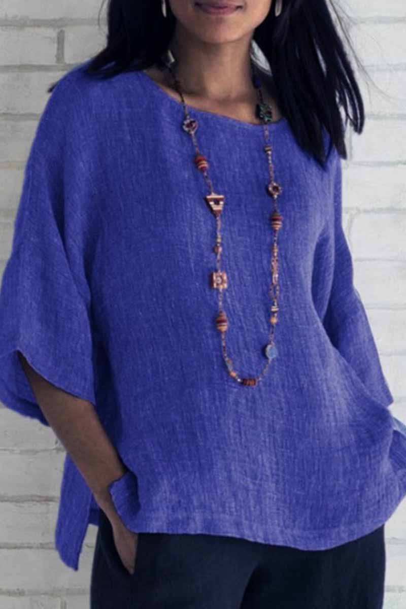 O Neck Blouses(5 Colors)