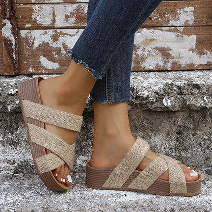 Weave Opend Comfortable Shoes