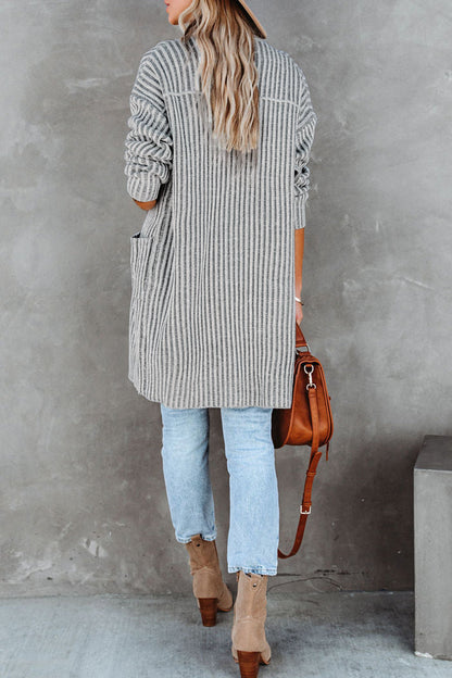 Daily Pocket Cardigan Collar Cardigans(3 Colors)