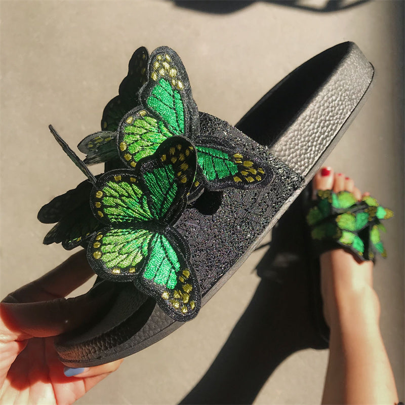 Daily Patchwork Butterfly Round Comfortable Out Door Shoes