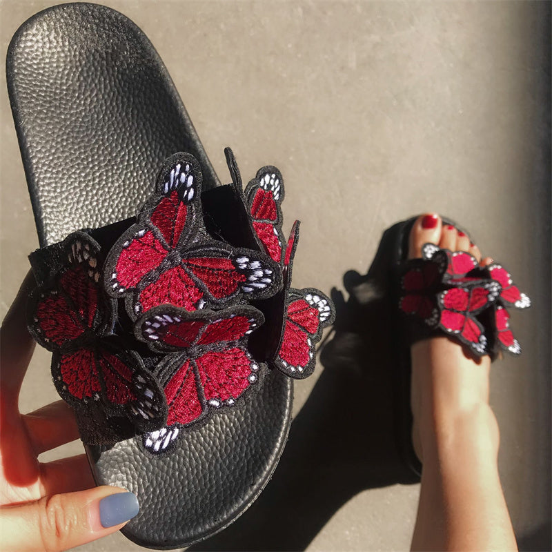 Daily Patchwork Butterfly Round Comfortable Out Door Shoes