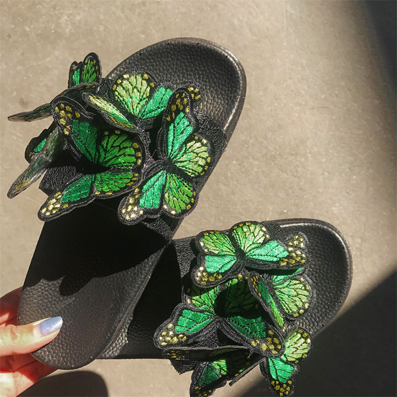 Daily Patchwork Butterfly Round Comfortable Out Door Shoes