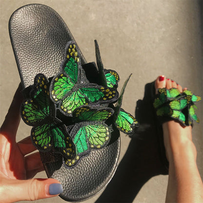 Daily Patchwork Butterfly Round Comfortable Out Door Shoes