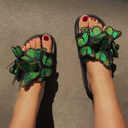 Daily Patchwork Butterfly Round Comfortable Out Door Shoes