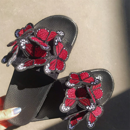 Daily Patchwork Butterfly Round Comfortable Out Door Shoes