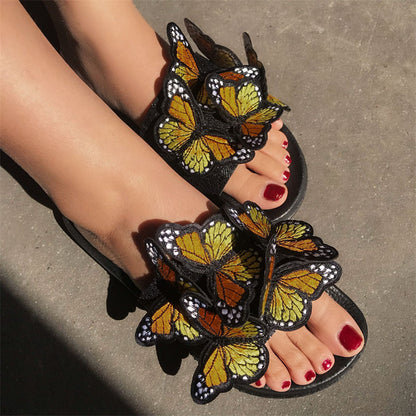 Daily Patchwork Butterfly Round Comfortable Out Door Shoes