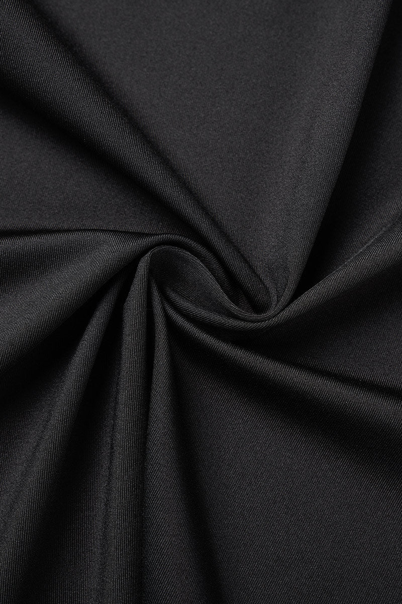 Backless Slit Fold V Neck Wrapped Skirt Dresses