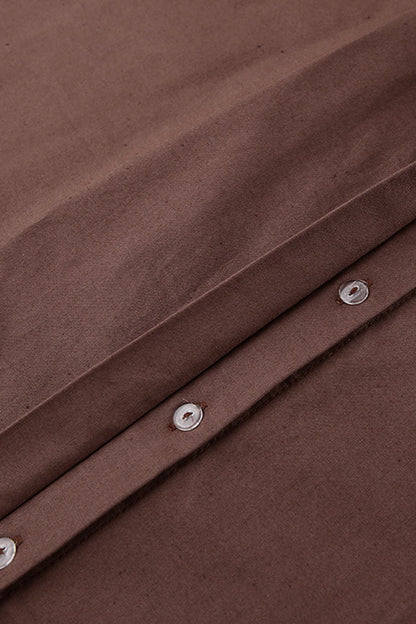 Work Bandage Turndown Collar Waist Skirt Dresses
